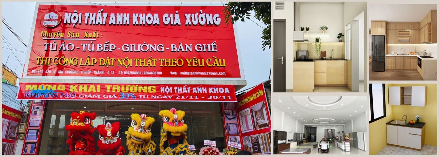 Nội thất Anh Khoa là đơn vị thiết kế thi công tủ bếp uy tín, chất lượng, bảo hành lâu dài Nội thất Anh Khoa là đơn vị thiết kế thi công tủ bếp uy tín, chất lượng, bảo hành lâu dài