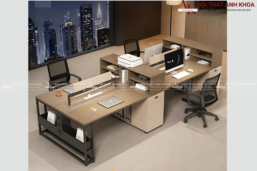 Bàn làm việc văn phòng gỗ MDF - Xu hướng mới 2025 Bàn làm việc văn phòng gỗ MDF - Xu hướng mới 2025