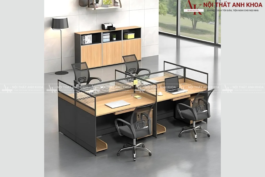 Bàn làm việc văn phòng gỗ công nghiệp - Giải pháp tiết kiệm chi phí Bàn làm việc văn phòng gỗ công nghiệp - Giải pháp tiết kiệm chi phí