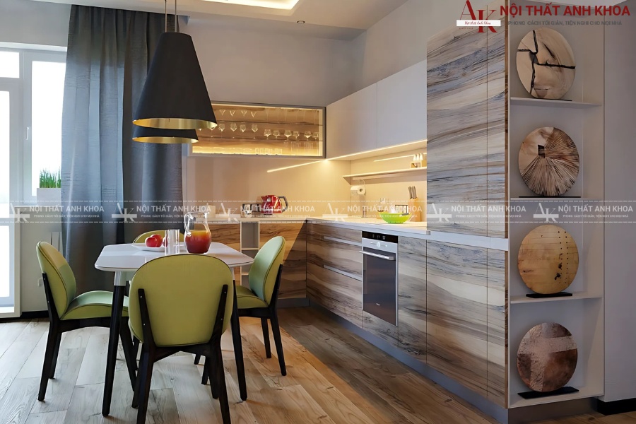 Tủ bếp chữ L gỗ công nghiệp hiện đại, giá tốt nhất 2025 Tủ bếp chữ L gỗ công nghiệp hiện đại, giá tốt nhất 2025
