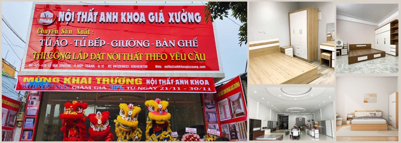 Nội Thất Anh Khoa - Nơi bán combo phòng ngủ giá tốt tại TPHCM Nội Thất Anh Khoa - Nơi bán combo phòng ngủ giá tốt tại TPHCM