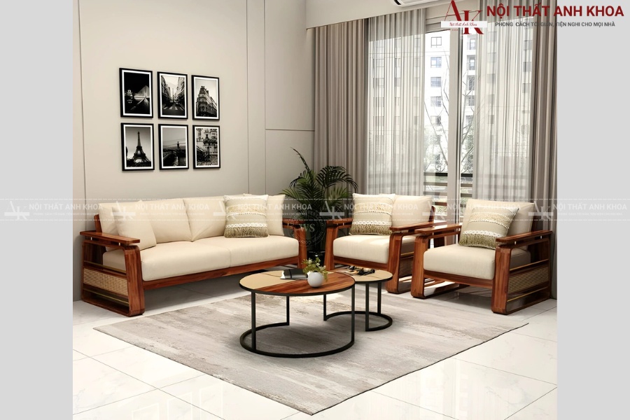 Mãu bàn sofa gỗ tự nhiên sang trọng cho phòng khách hiện đại Mãu bàn sofa gỗ tự nhiên sang trọng cho phòng khách hiện đại
