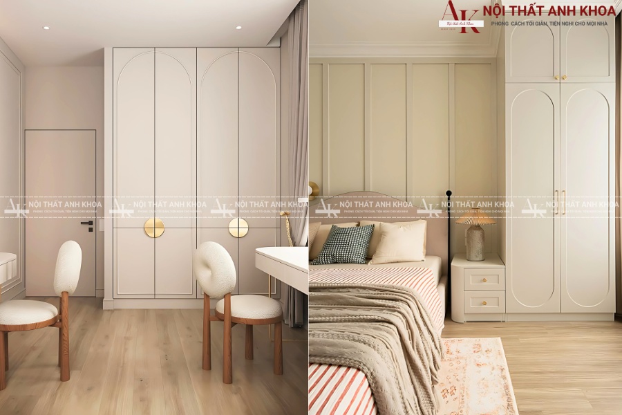 Mẫu tủ quần áo tân cổ điển - Mang lại vẻ đẹp sang trọng, thẩm mỹ  Mẫu tủ quần áo tân cổ điển - Mang lại vẻ đẹp sang trọng, thẩm mỹ