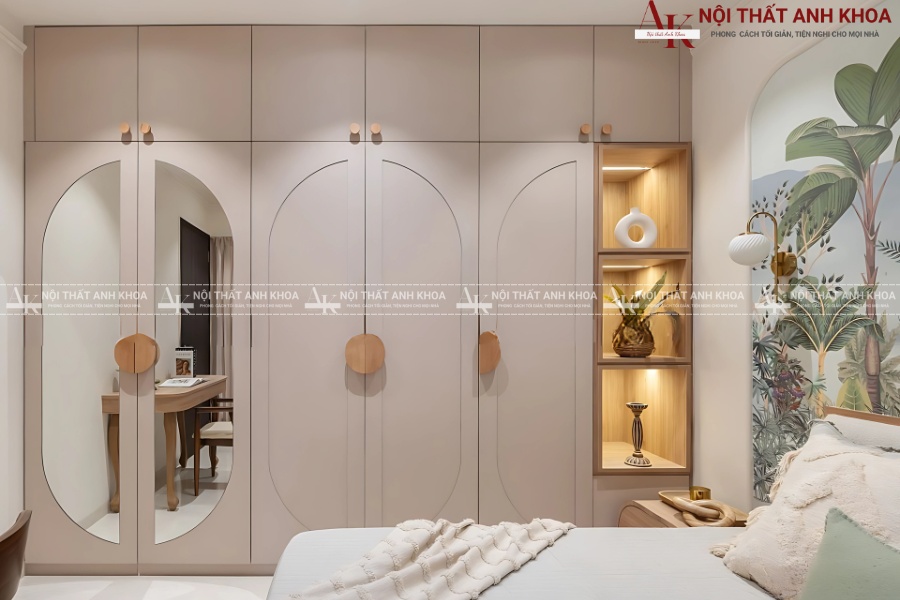 Tủ áo tân cổ điển - Nét giao thoa giữa cổ điển và hiện đại Tủ áo tân cổ điển - Nét giao thoa giữa cổ điển và hiện đại