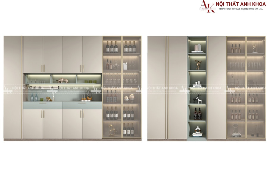 Tủ rượu cao cấp - Sự giao thoa của công nghệ và nghệ thuật Tủ rượu cao cấp - Sự giao thoa của công nghệ và nghệ thuật