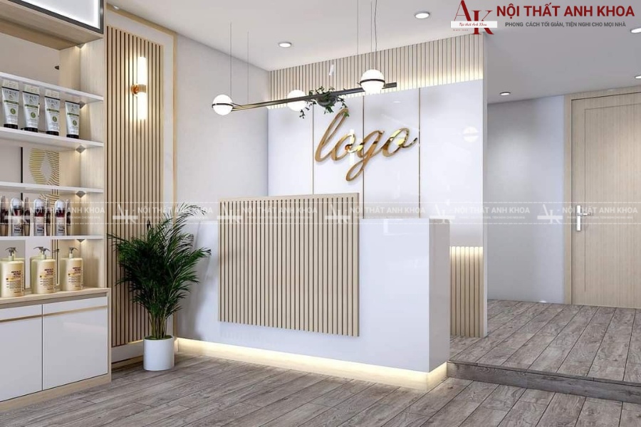 Kích thước quầy lễ tân spa tiêu chuẩn Kích thước quầy lễ tân spa tiêu chuẩn