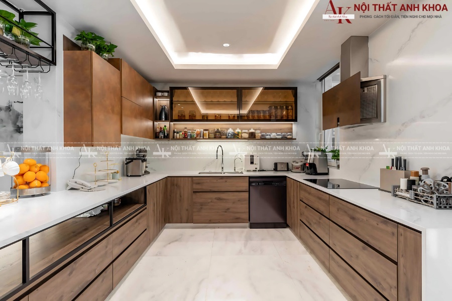 Thiết kế mẫu tủ bếp An Cường đẹp chuẩn công năng Thiết kế mẫu tủ bếp An Cường đẹp chuẩn công năng