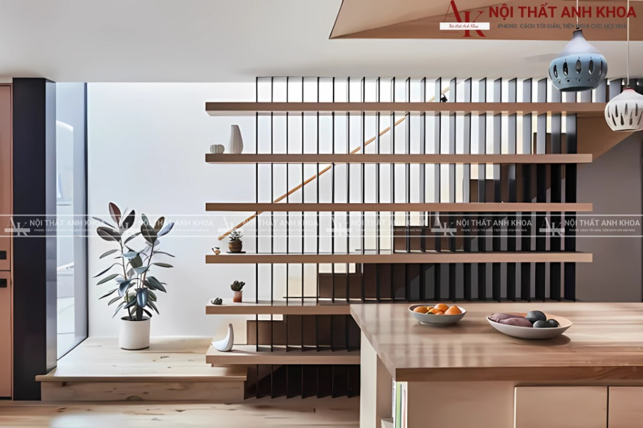 Mẫu vách ngăn cầu thang đẹp tinh tế Mẫu vách ngăn cầu thang đẹp tinh tế