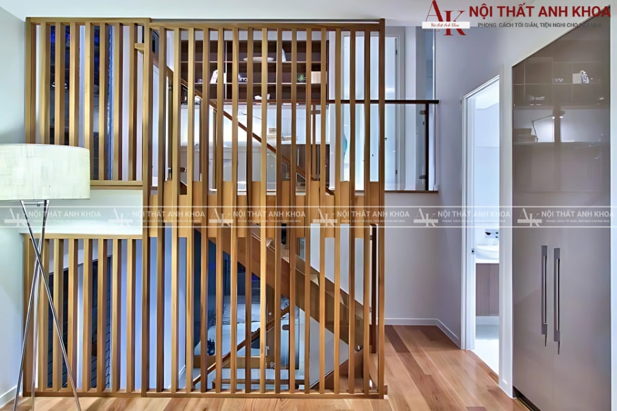 Thiết kế vách ngăn cầu thang phong cách Thiết kế vách ngăn cầu thang phong cách