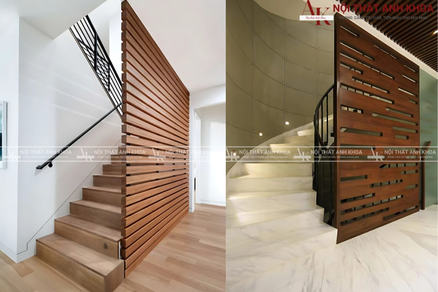 Vách ngăn cầu thang phù hợp mọi phong cách Vách ngăn cầu thang phù hợp mọi phong cách