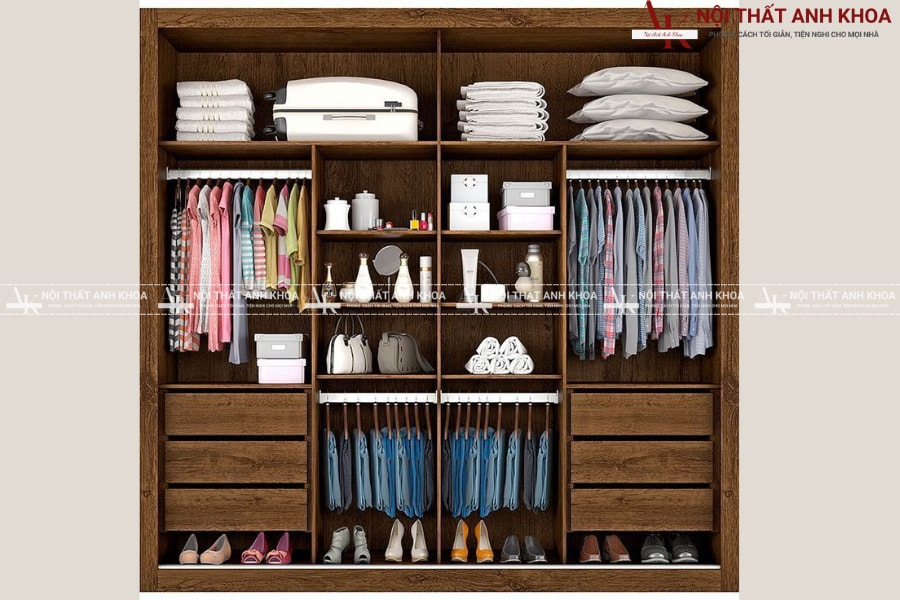 Mẫu tủ treo quần áo hiện đại và đơn giản Mẫu tủ treo quần áo hiện đại và đơn giản