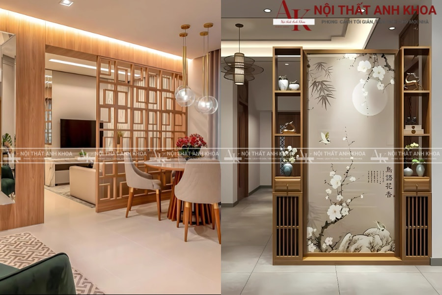 Vách ngăn phòng khách và bếp - Giải đáp phân tách tinh tế Vách ngăn phòng khách và bếp - Giải đáp phân tách tinh tế