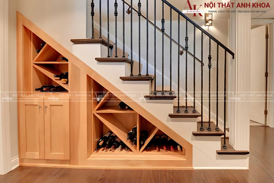 Tủ âm cầu thang - Lựa chọn hoàn hảo không gian sống Tủ âm cầu thang - Lựa chọn hoàn hảo không gian sống