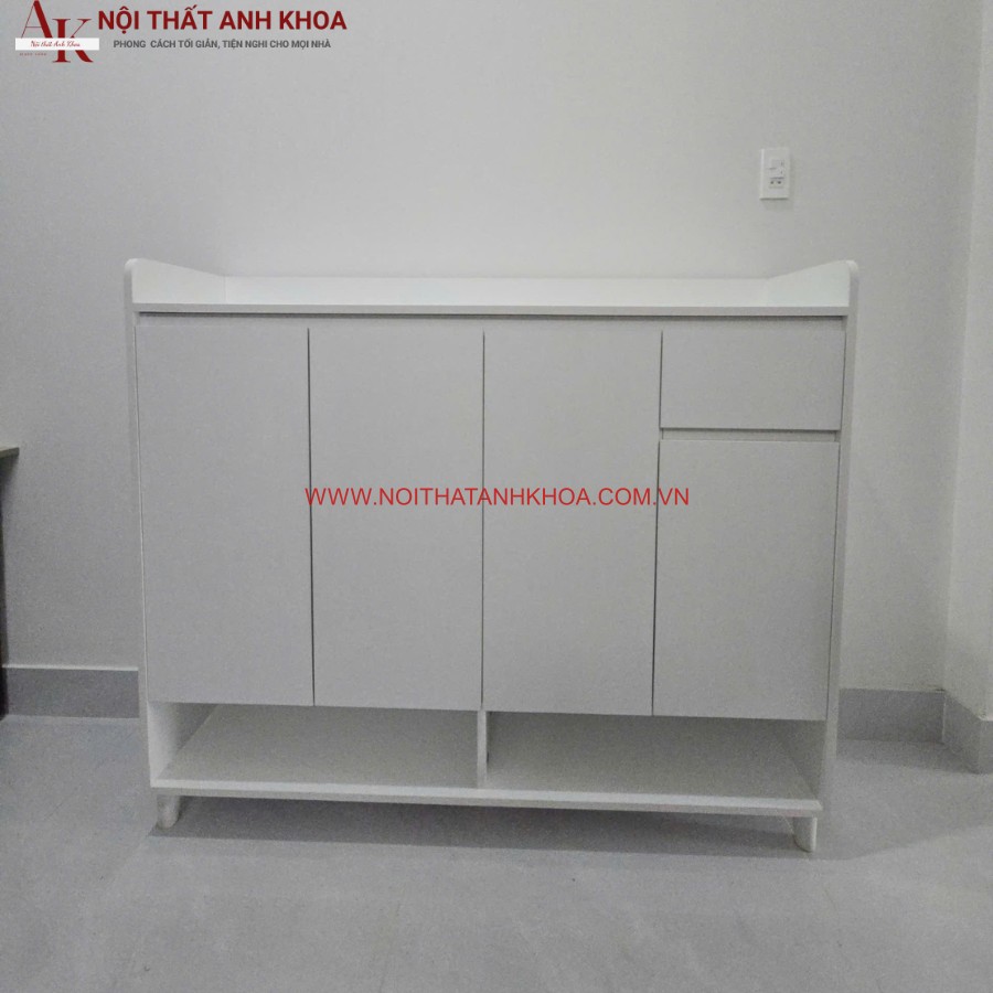 Tủ giày gỗ được làm từ gỗ công nghiệp MDF giá tốt Tủ giày gỗ được làm từ gỗ công nghiệp MDF giá tốt