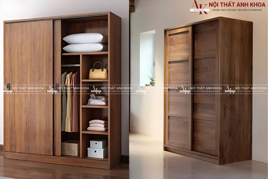 Tủ áo cửa kéo ngang - Thiết kế thông minh Tủ áo cửa kéo ngang - Thiết kế thông minh