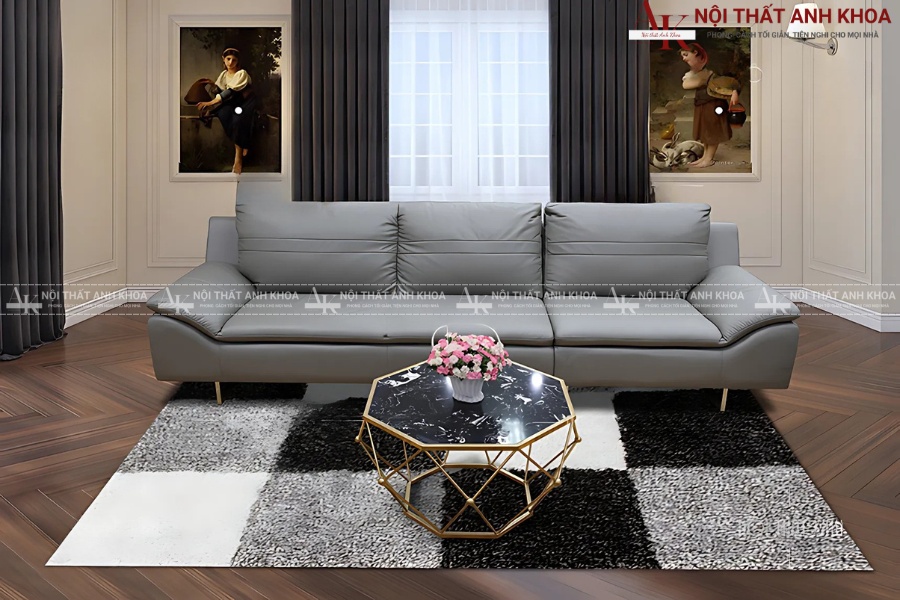 Mẫu bàn sofa mặt đá hợp phong thủy cho gia chủ Mẫu bàn sofa mặt đá hợp phong thủy cho gia chủ
