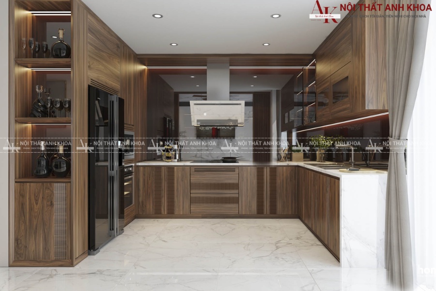 Tủ bếp gỗ tự nhiên giá tốt - Chất lượng vượt trội tại Anh Khoa Tủ bếp gỗ tự nhiên giá tốt - Chất lượng vượt trội tại Anh Khoa