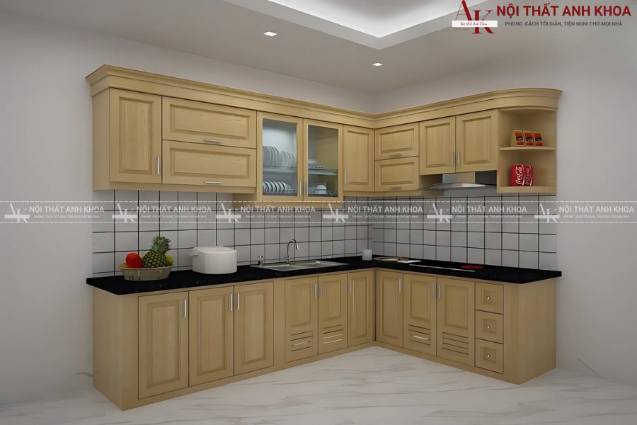Tủ bếp gỗ sồi tự nhiên - Lựa chọn hoàn hảo cho gia đình Tủ bếp gỗ sồi tự nhiên - Lựa chọn hoàn hảo cho gia đình