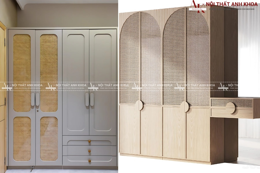 Tủ áo 4 cánh đẹp - Giải pháp cho phòng nhỏ Tủ áo 4 cánh đẹp - Giải pháp cho phòng nhỏ