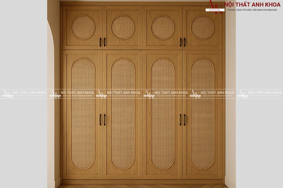 Tủ áo 4 cánh thiết kế hiện đại, tiện ích vượt trội Tủ áo 4 cánh thiết kế hiện đại, tiện ích vượt trội