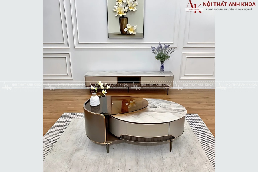 Bàn sofa nhập khẩu mặt đá - Sang trọng và bền bỉ vượt thời gian Bàn sofa nhập khẩu mặt đá - Sang trọng và bền bỉ vượt thời gian