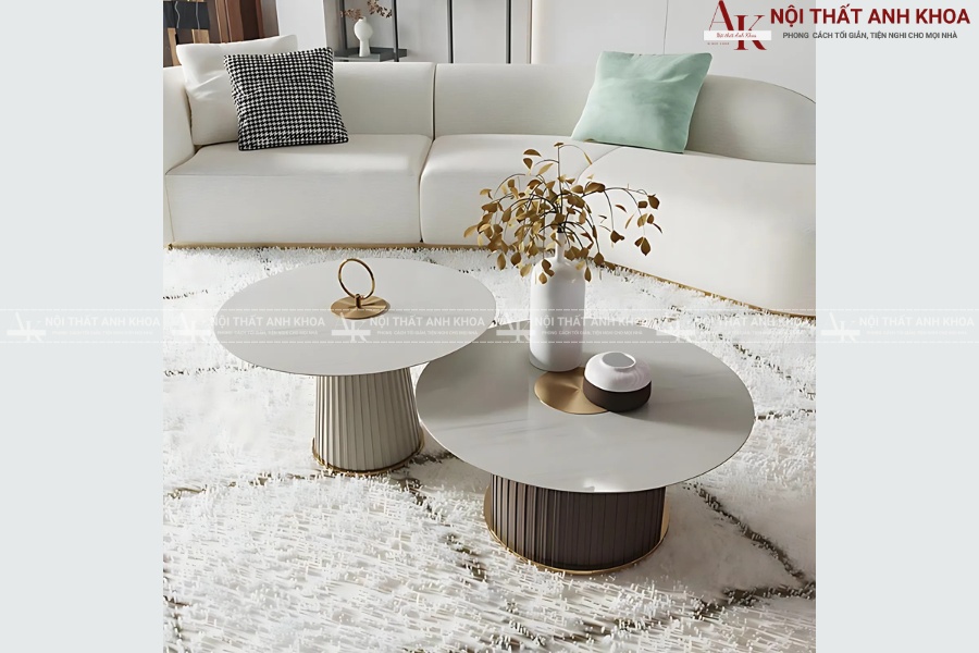 Bàn tròn sofa nhập khẩu Ý - Vẻ đẹp tinh tế từ Châu Âu Bàn tròn sofa nhập khẩu Ý - Vẻ đẹp tinh tế từ Châu Âu