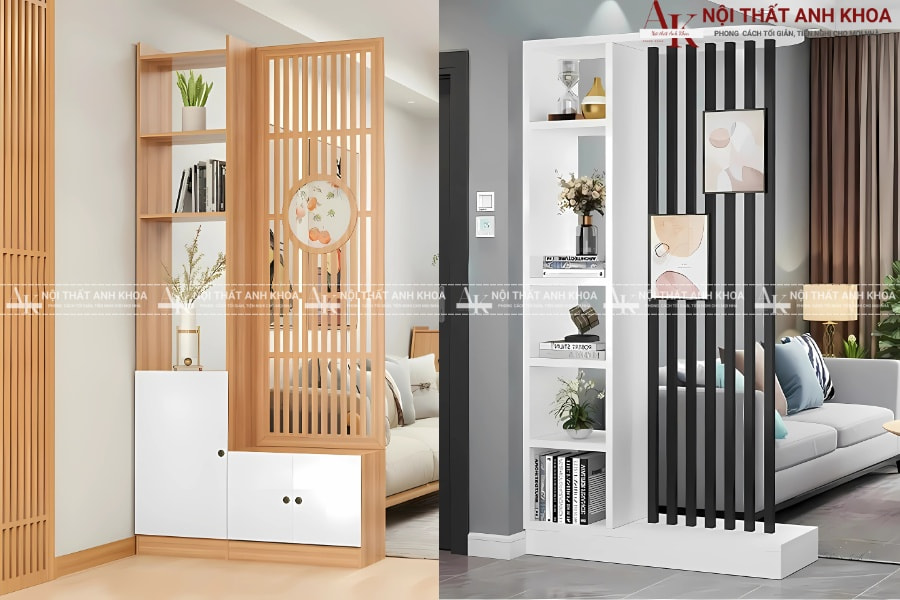 Vách ngăn gỗ công nghiệp - Xu hướng nội thất 2025 Vách ngăn gỗ công nghiệp - Xu hướng nội thất 2025
