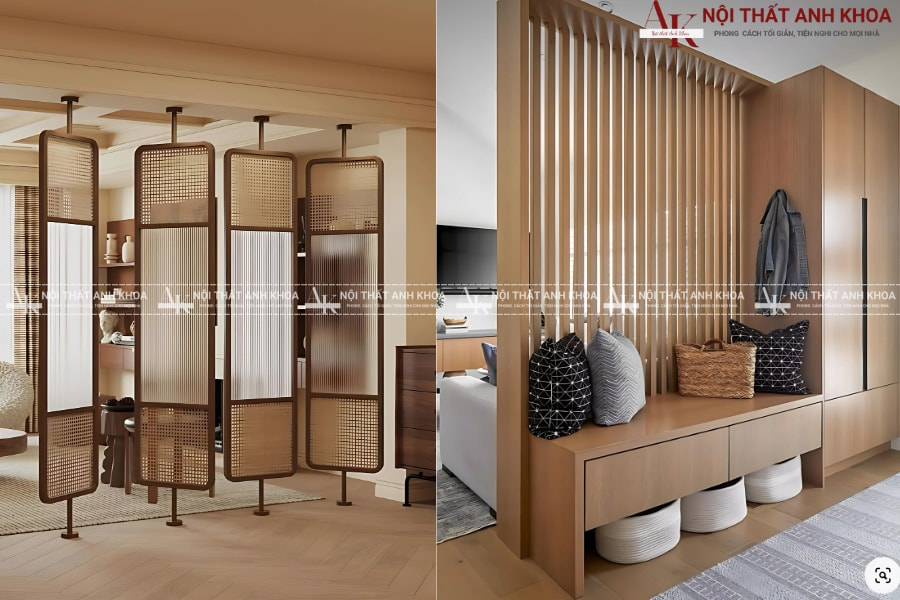 Ý tưởng trang trí nhà với vách ngăn gỗ công nghiệp Ý tưởng trang trí nhà với vách ngăn gỗ công nghiệp