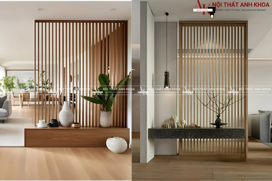 Vách ngăn gỗ công nghiệp - Hiện đại, tinh tế Vách ngăn gỗ công nghiệp - Hiện đại, tinh tế