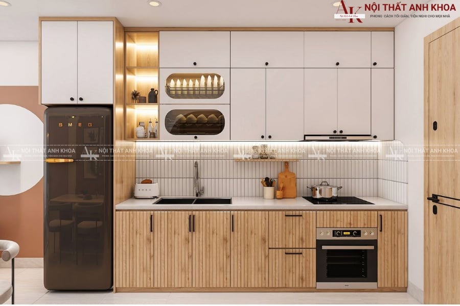 Thiết kế tủ bếp chuẩn công năng cho gia đình Việt Thiết kế tủ bếp chuẩn công năng cho gia đình Việt