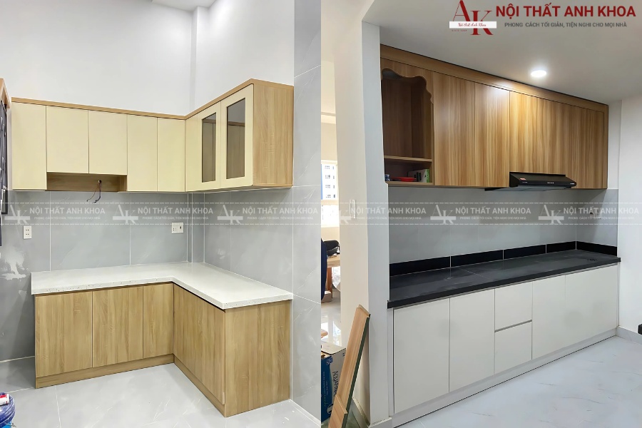 Tủ bếp gỗ công nghiệp - Sang trọng và bền bỉ Tủ bếp gỗ công nghiệp - Sang trọng và bền bỉ