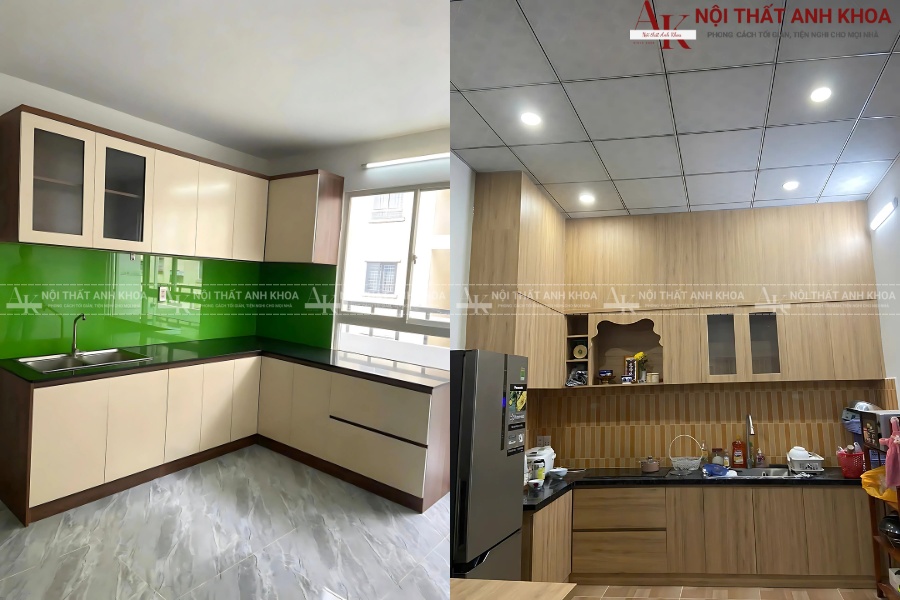 Tủ bếp gỗ MDF đa năng - Lưu trữ thông minh Tủ bếp gỗ MDF đa năng - Lưu trữ thông minh