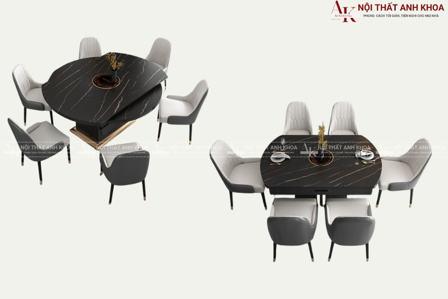 Bàn ăn mặt đá thông minh - Lựa chọn hoàn hảo Bàn ăn mặt đá thông minh - Lựa chọn hoàn hảo