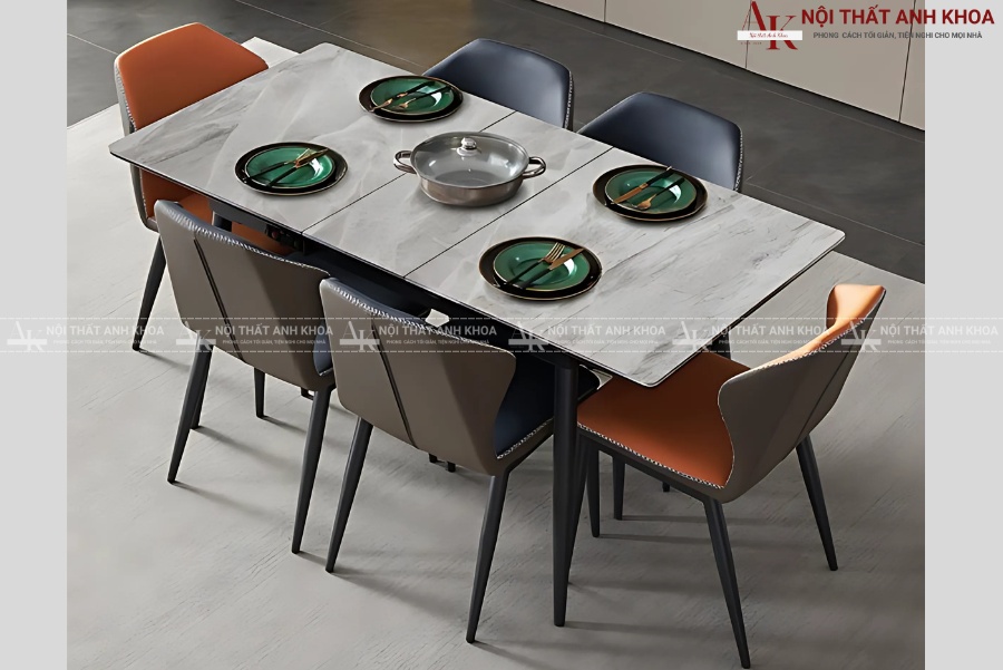 Mẫu bàn ăn mặt đá cao cấp - Đẳng cấp mọi góc nhìn Mẫu bàn ăn mặt đá cao cấp - Đẳng cấp mọi góc nhìn