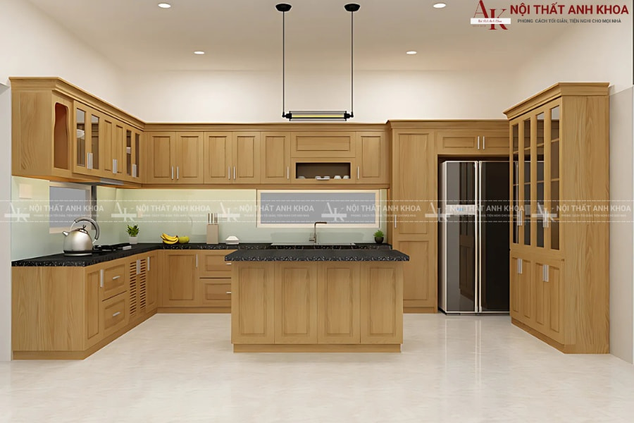 Tủ bếp gỗ kết hợp đảo bếp - Mua ngay kẻo lỡ Tủ bếp gỗ kết hợp đảo bếp - Mua ngay kẻo lỡ