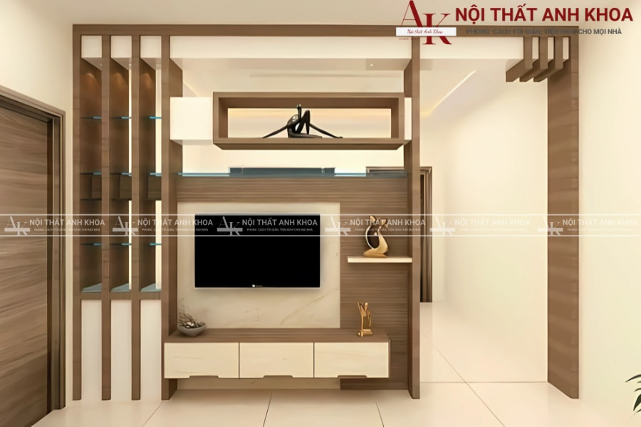 Kiến tạo không gian gian mở và đóng cùng vách ngăn phòng  Kiến tạo không gian gian mở và đóng cùng vách ngăn phòng