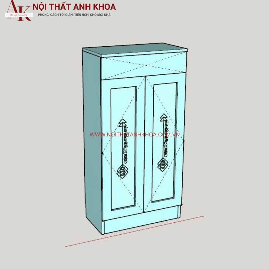 Tủ giày màu trắng gỗ công nghiệp MDF thông minh giá tốt Tủ giày màu trắng gỗ công nghiệp MDF thông minh giá tốt