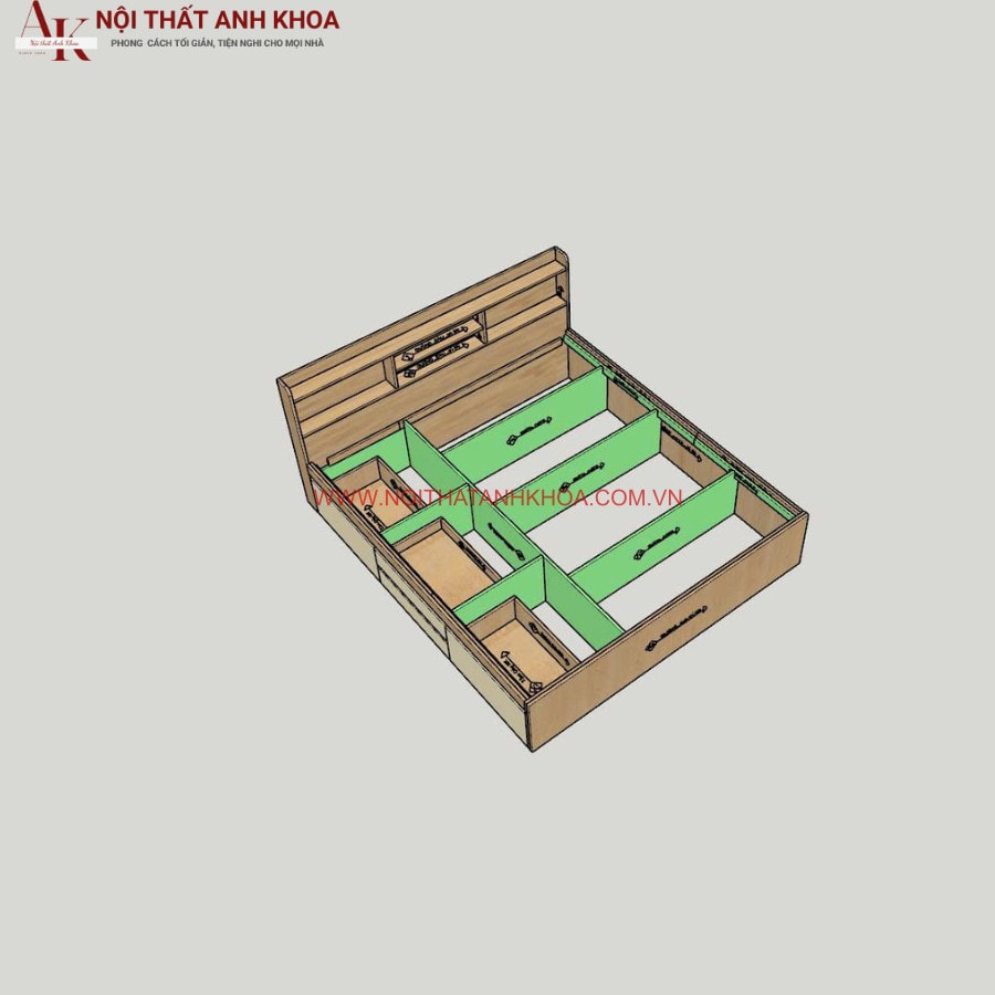 Khung giường chắc chắn, bền bỉ Khung giường chắc chắn, bền bỉ