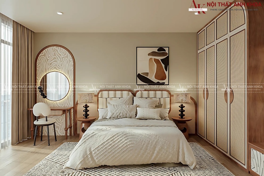 Bộ combo nội thất phòng ngủ 3 trong 1 - Phong cách Bắc Âu Bộ combo nội thất phòng ngủ 3 trong 1 - Phong cách Bắc Âu