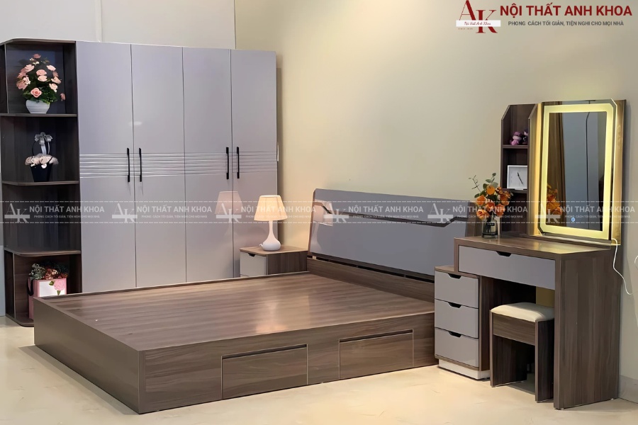 Chọn combo nội thất phòng ngủ theo phong cách hiện đại Chọn combo nội thất phòng ngủ theo phong cách hiện đại