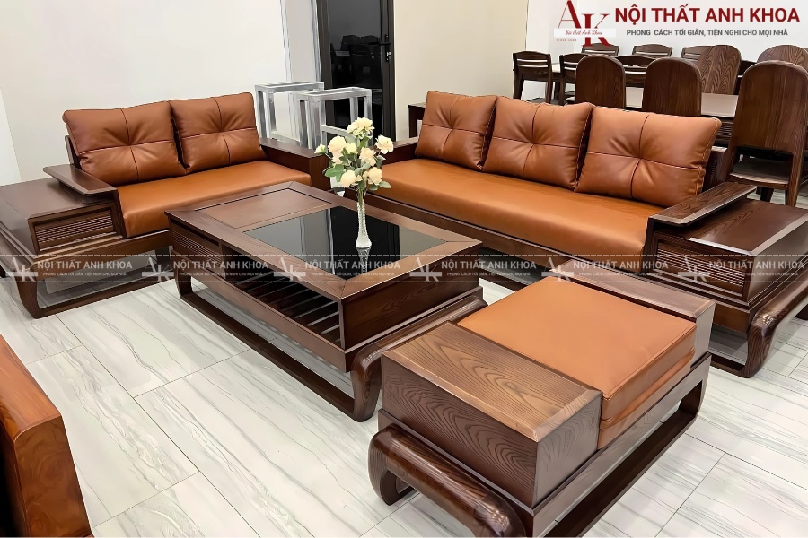 Mẫu bàn sofa phòng khách gỗ tự nhiên cao cấp 2025 Mẫu bàn sofa phòng khách gỗ tự nhiên cao cấp 2025
