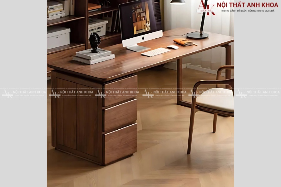 Bàn làm việc gỗ tự nhiên - Đẳng cấp và bền vững Bàn làm việc gỗ tự nhiên - Đẳng cấp và bền vững