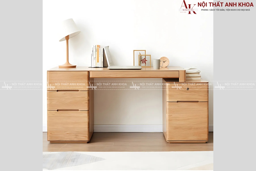 Bàn làm việc gỗ tự nhiên - Sự lựa chọn bền vững cho văn phòng hiện đại Bàn làm việc gỗ tự nhiên - Sự lựa chọn bền vững cho văn phòng hiện đại