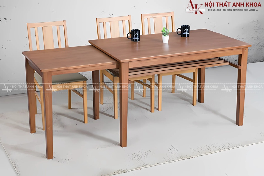 Các mẫu bàn ăn kéo dài phổ biến Các mẫu bàn ăn kéo dài phổ biến