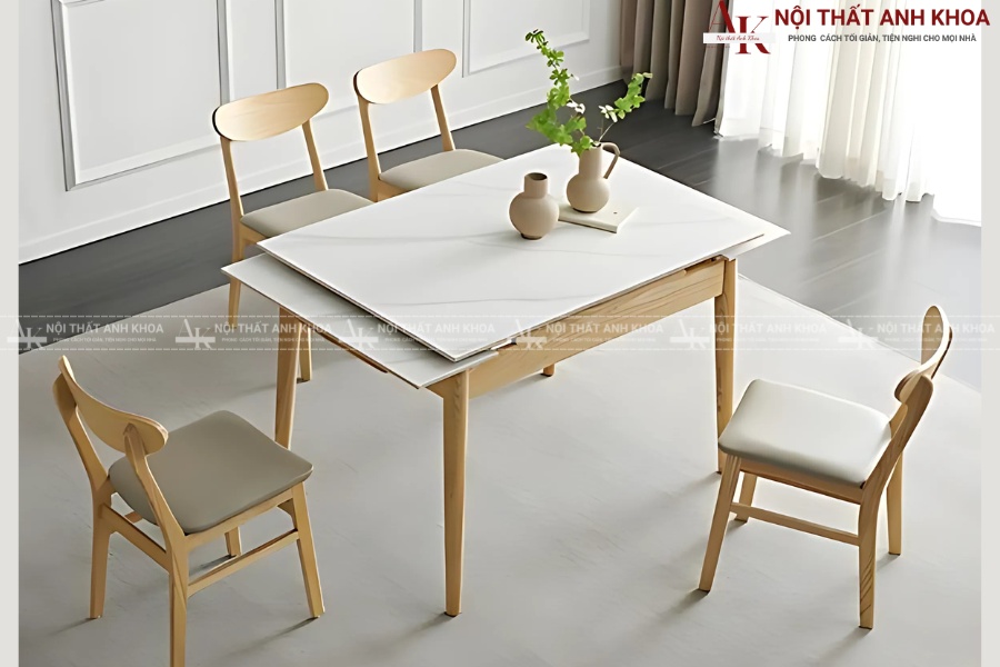 Bàn ăn tiết kiệm diện tích tối đa Bàn ăn tiết kiệm diện tích tối đa