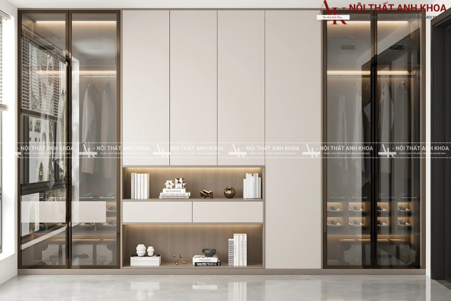 Mẫu tủ quần áo gỗ công nghiệp cho phòng ngủ hiện đại Mẫu tủ quần áo gỗ công nghiệp cho phòng ngủ hiện đại