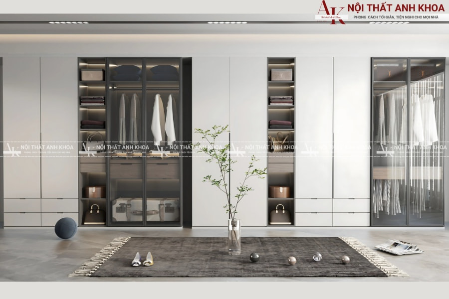 Mẫu tủ quần áo phòng ngủ hiện đại và đa năng Mẫu tủ quần áo phòng ngủ hiện đại và đa năng