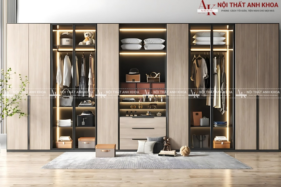 Ý tưởng tủ quần áo hiện đại, tiết kiệm diện tích Ý tưởng tủ quần áo hiện đại, tiết kiệm diện tích