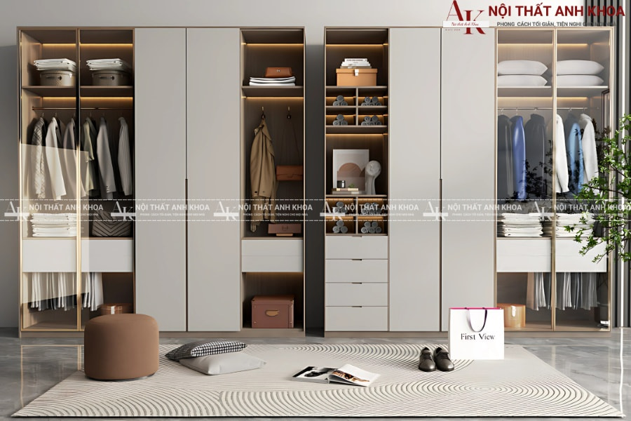 Mẫu tủ quần áo phòng ngủ hiện đại đẹp nhất 2025 Mẫu tủ quần áo phòng ngủ hiện đại đẹp nhất 2025