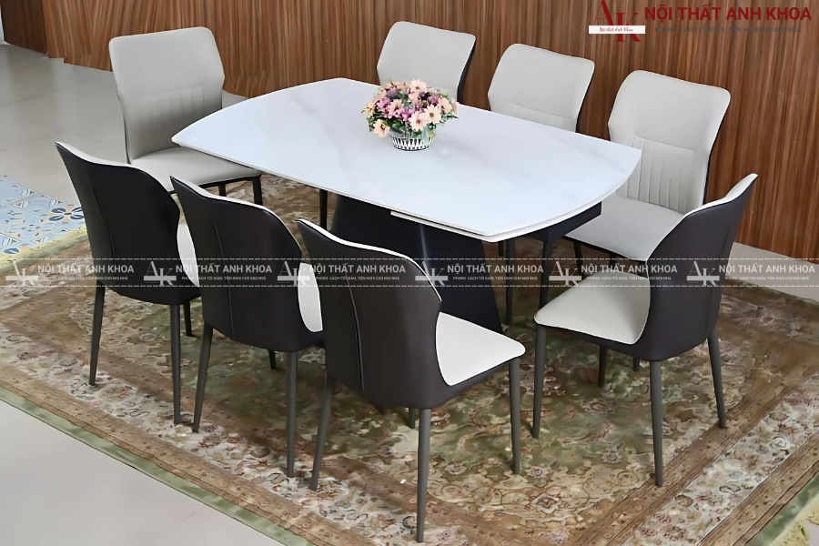 Bàn ăn mặt đá - Bí quyết cho không gian ăn uống đẳng cấp Bàn ăn mặt đá - Bí quyết cho không gian ăn uống đẳng cấp